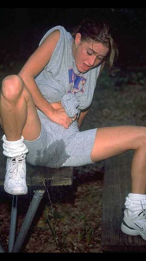 Wet pants