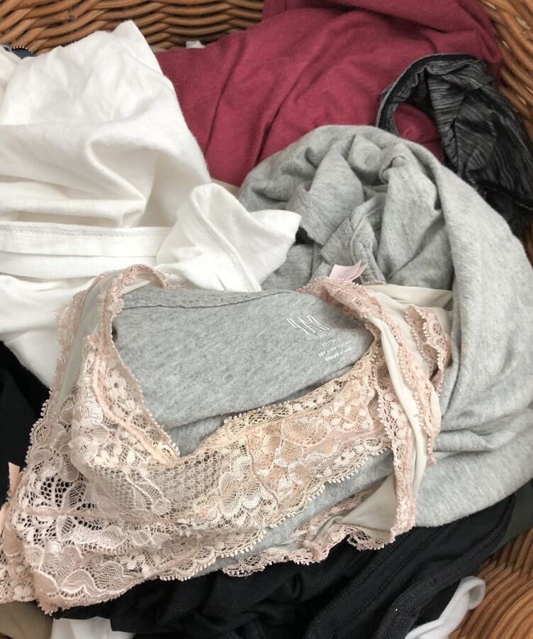 Her PJs, dress, panties and bra