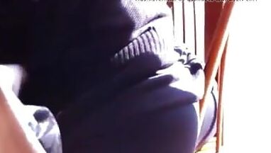 My aunt&;s BIG ASS