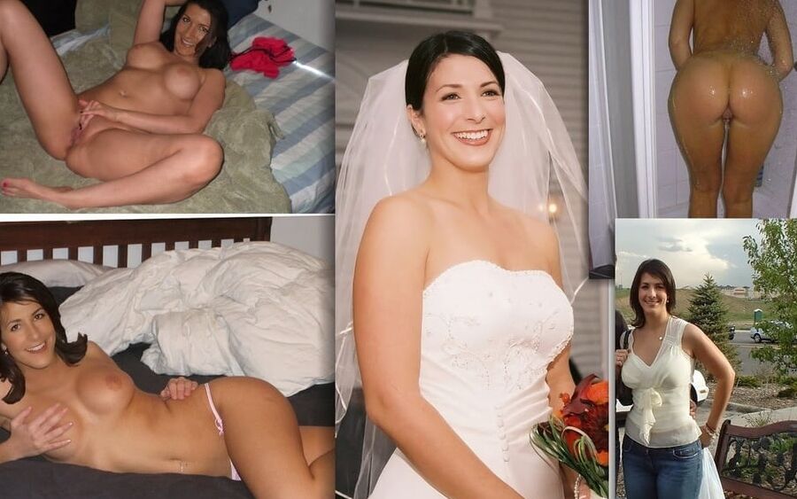 Here cums the bride!