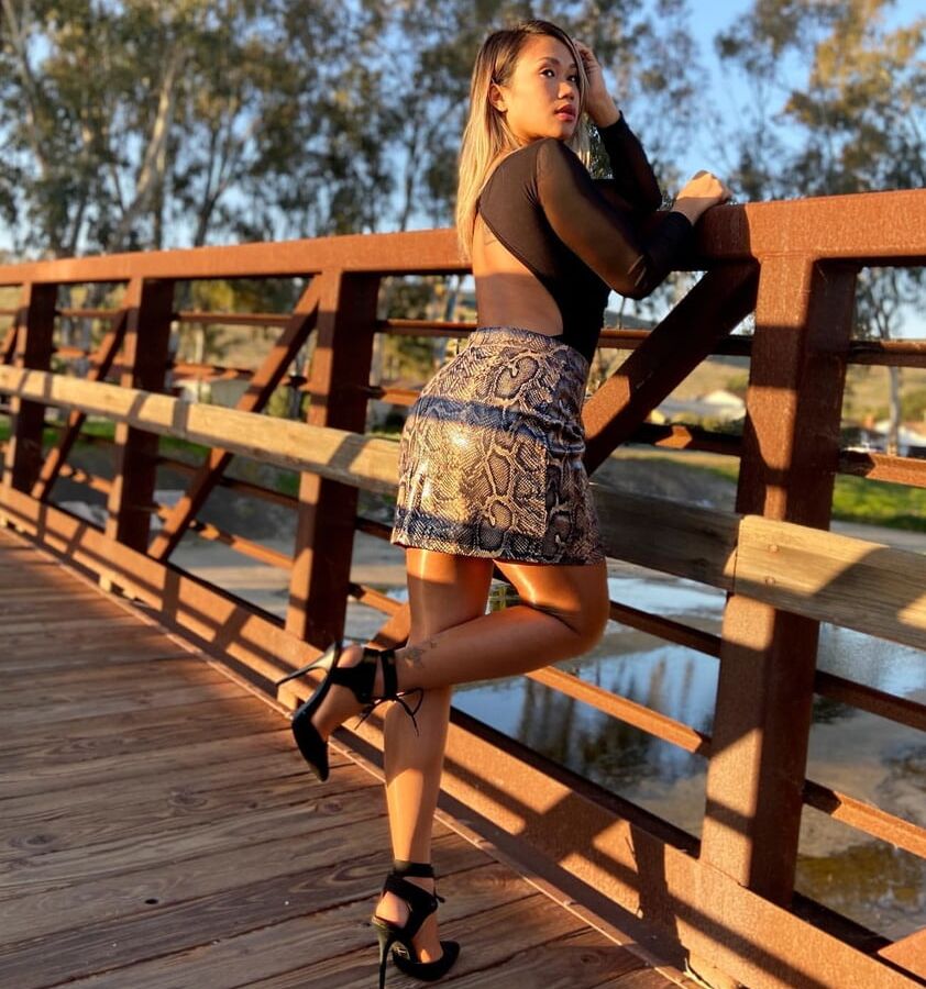 Instagram model in pantyhose