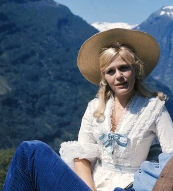 Swedish actress Christina Schollin