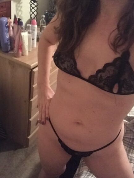 wife in lingerie