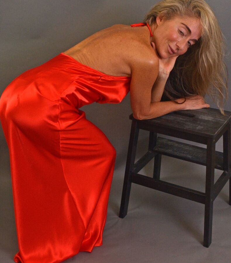 Red satin slut