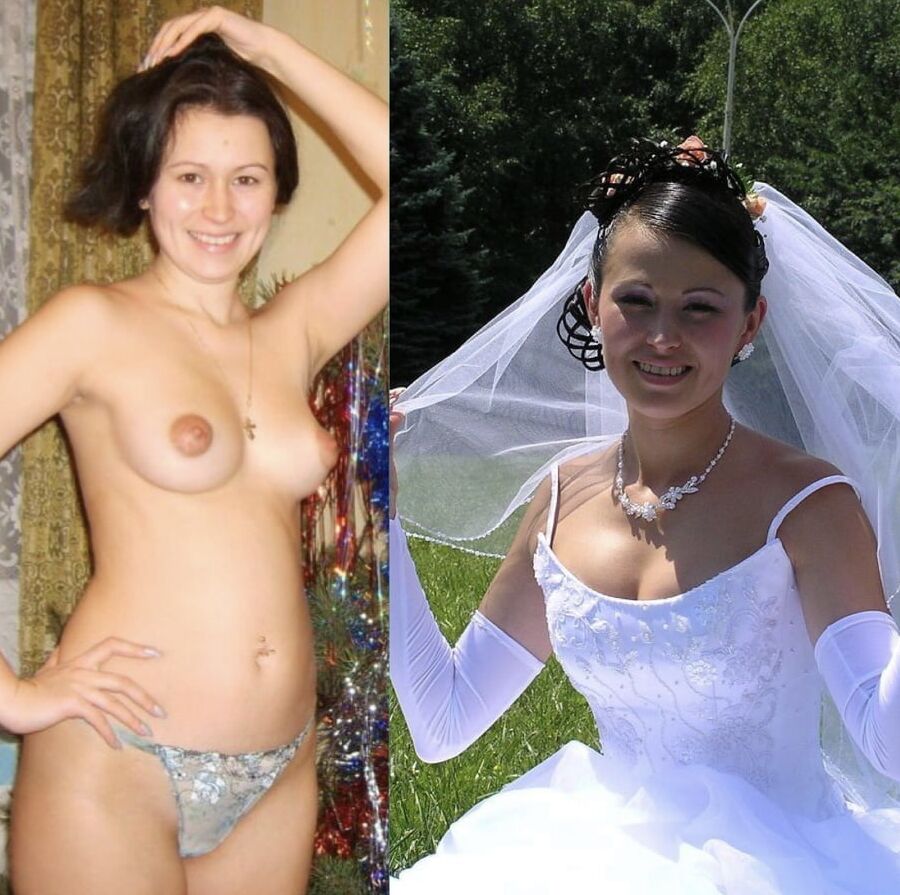 Bride sluts on and off