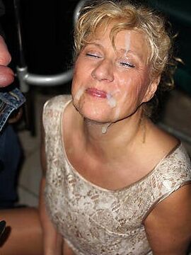 Granny loves a full facial !
