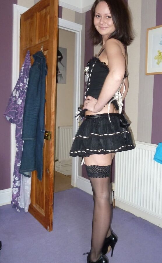 uk milf dresses up for her man