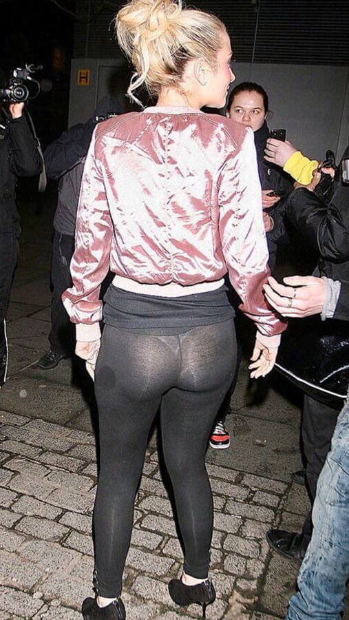 Tulisa see-thru leggings