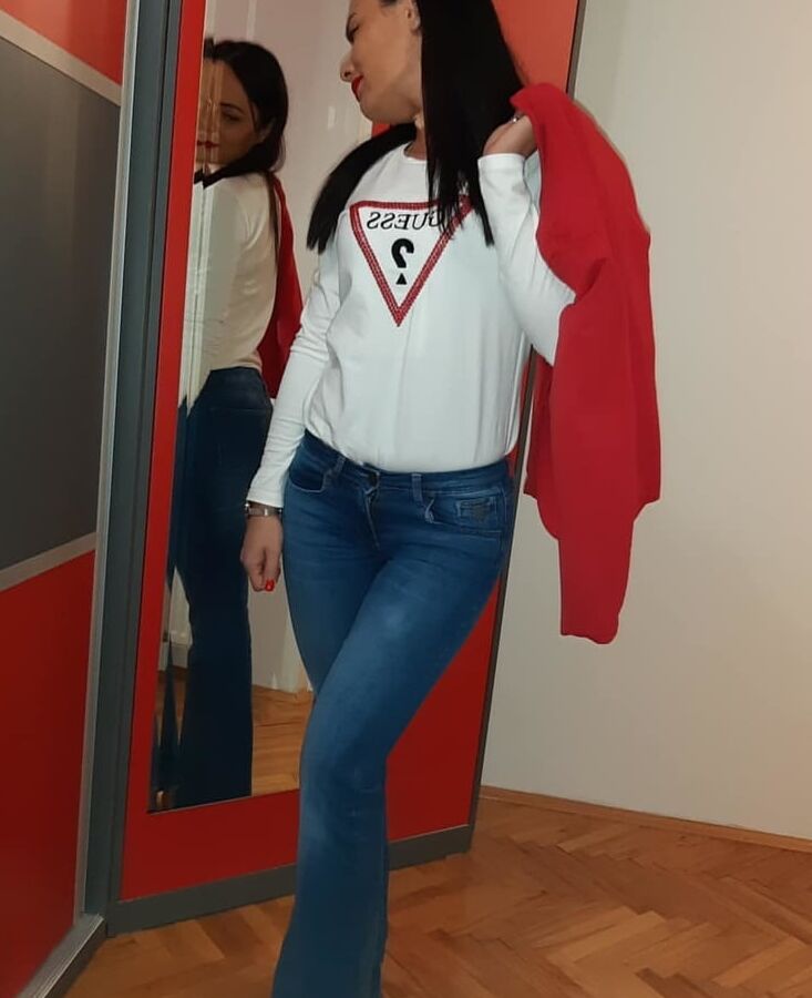 Serbian hot skinny slut girl beautiful ass Milica Krstic