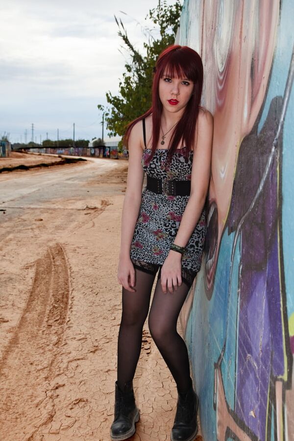 German Wannabe Model in Stockings