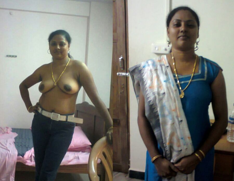 Indian women dressed and undressed