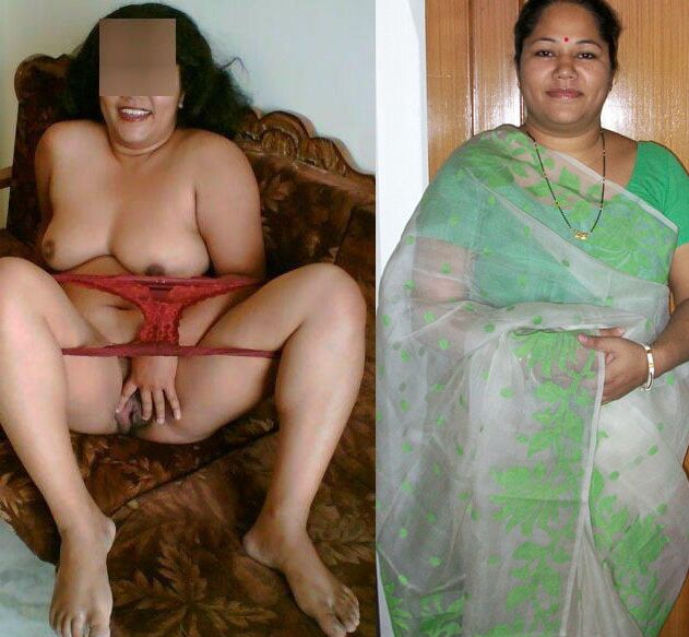 Indian women dressed and undressed