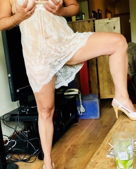 matures in short white nighties sets