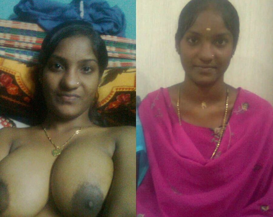 Indian women dressed and undressed
