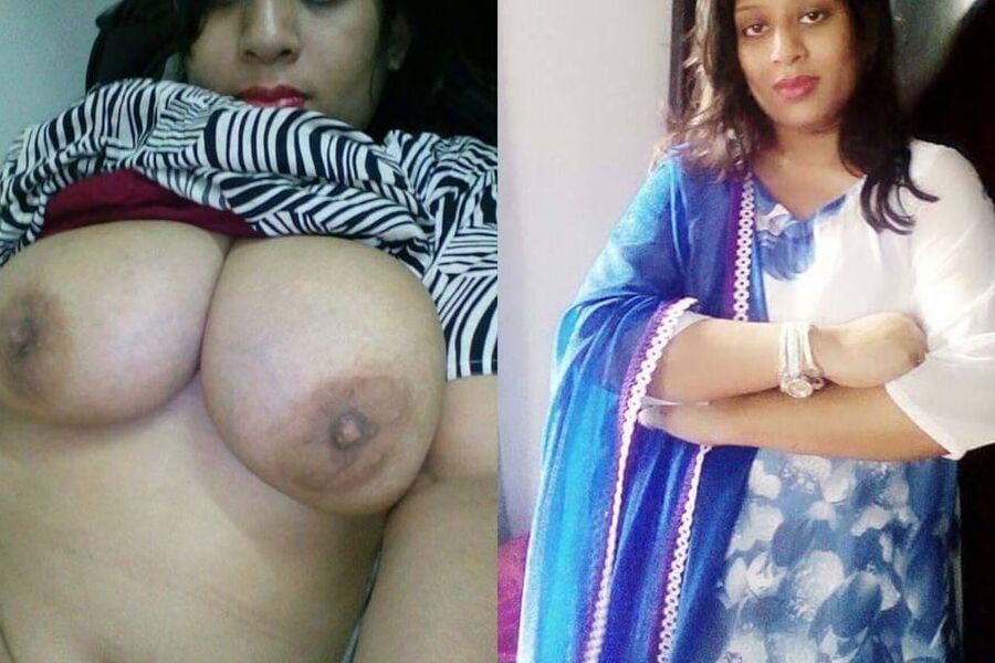 Indian women dressed and undressed