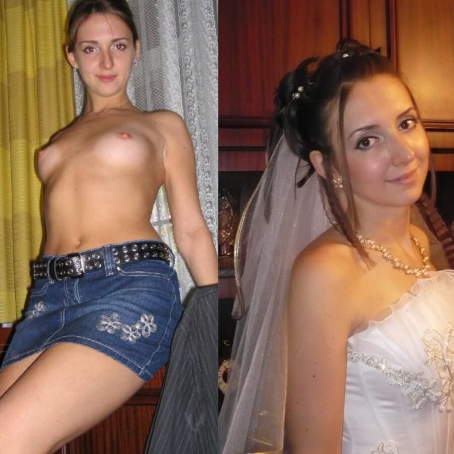 Bride sluts on and off