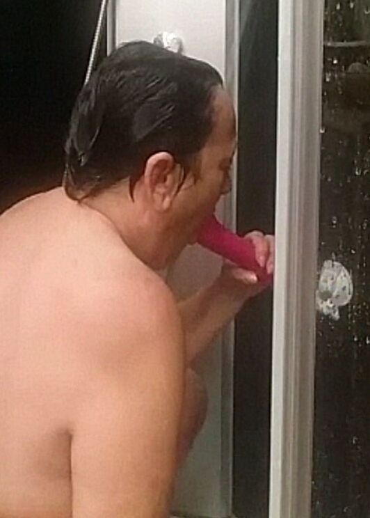 under the shower