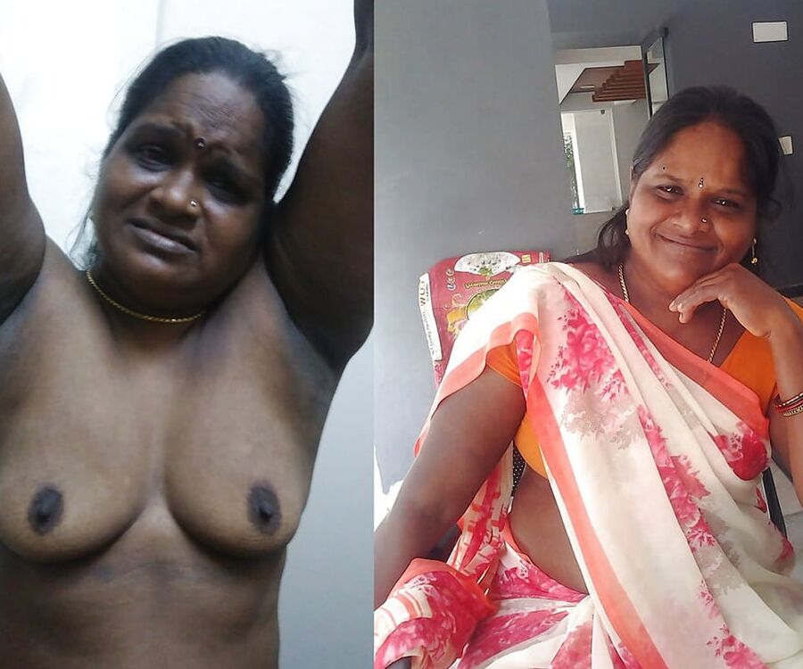 Indian women dressed and undressed