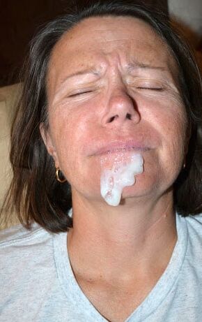 Granny loves a full facial !