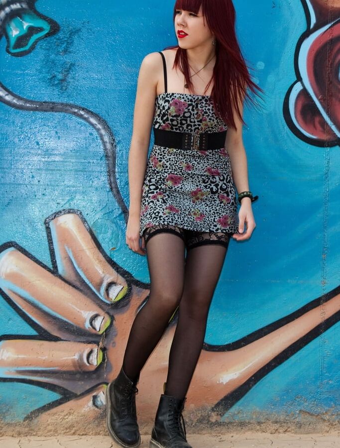 German Wannabe Model in Stockings