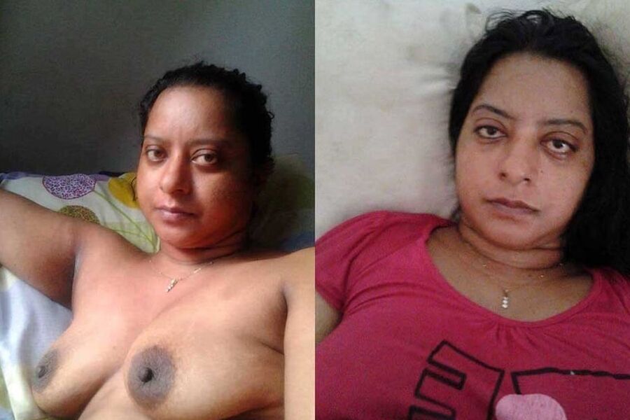 Indian women dressed and undressed