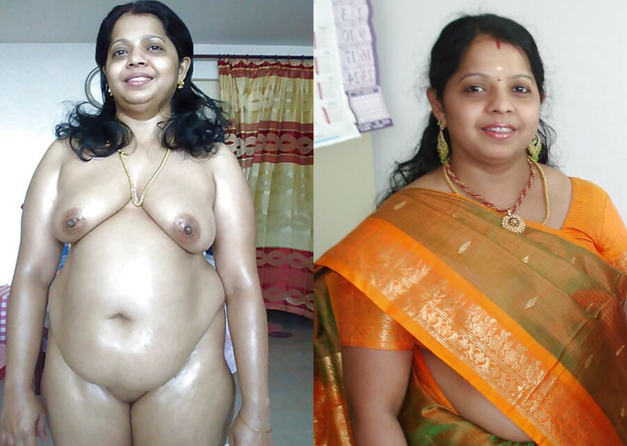 Indian women dressed and undressed