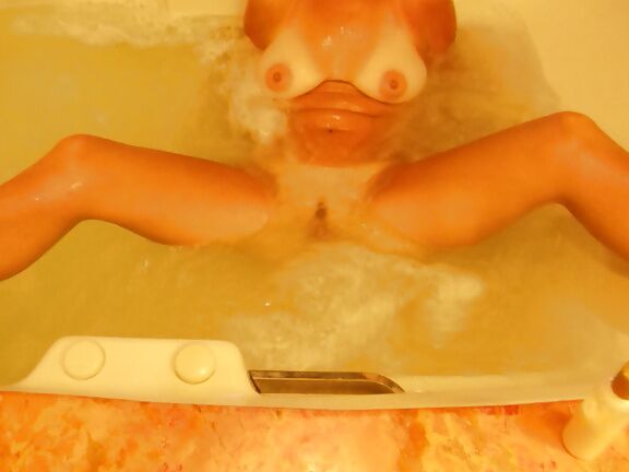 My wife in a hotel