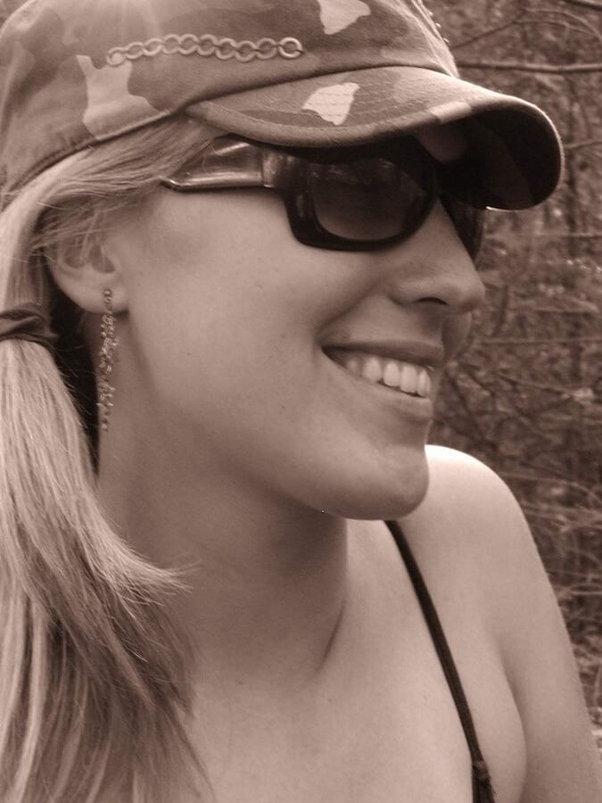 Sexy funny blonde