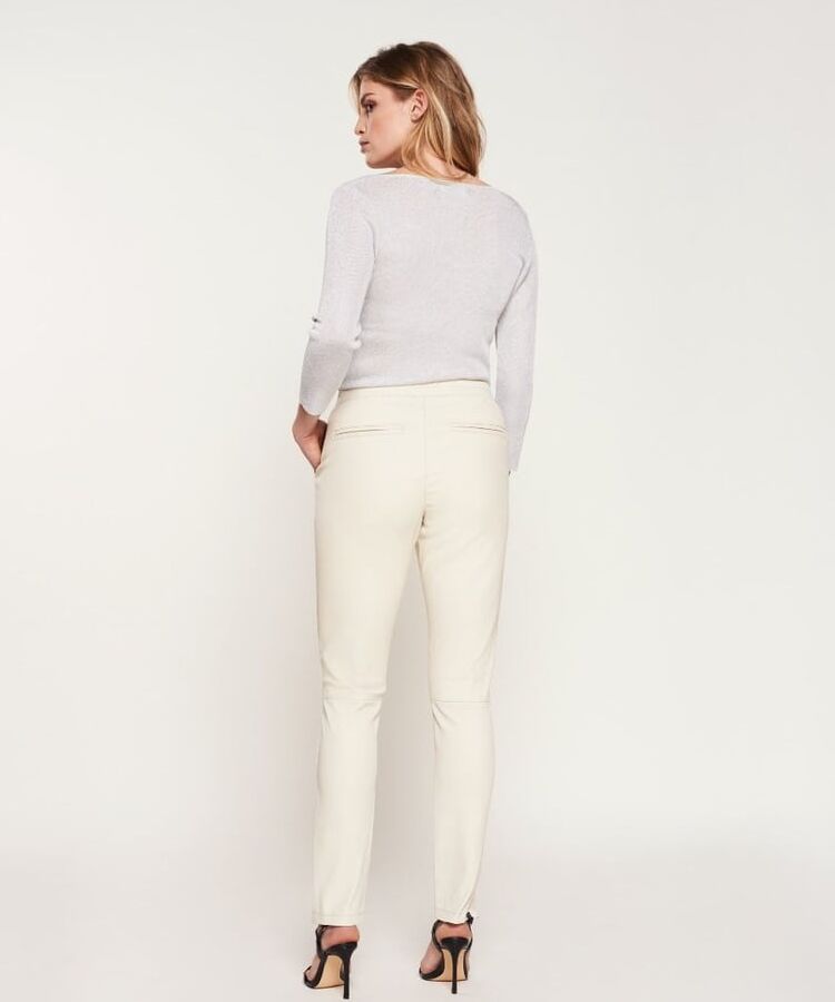 White Leather Pants - by Redbull