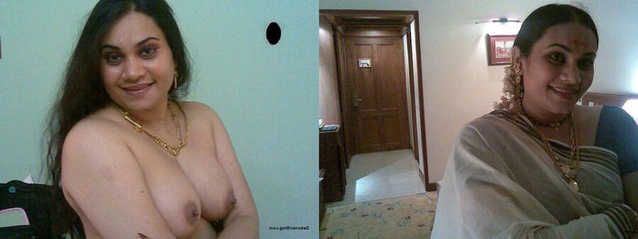 Indian women dressed and undressed