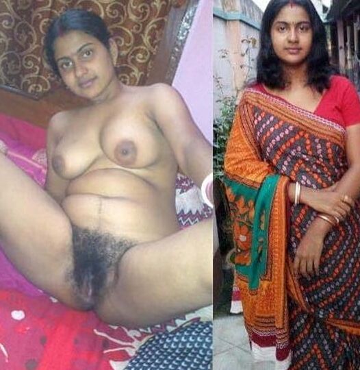 Indian women dressed and undressed
