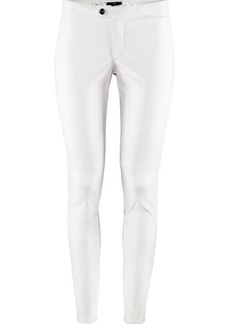 White Leather Pants - by Redbull