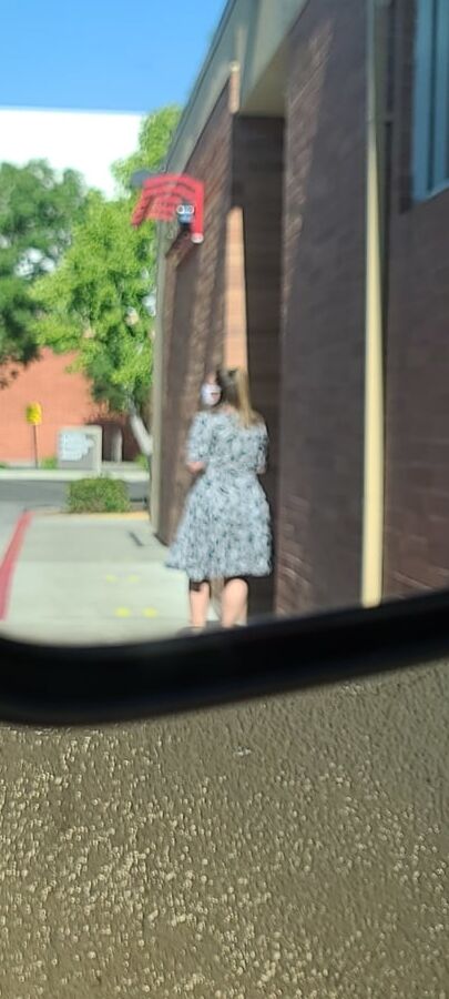Thick ass in dress