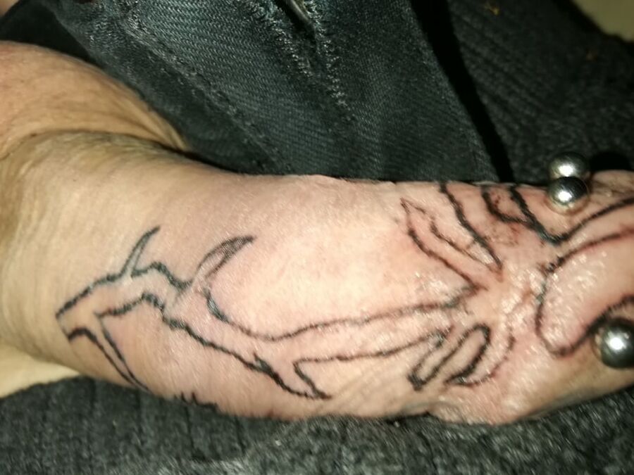 TATTOOED COCK