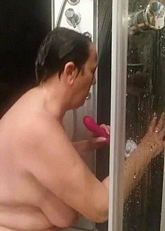 under the shower