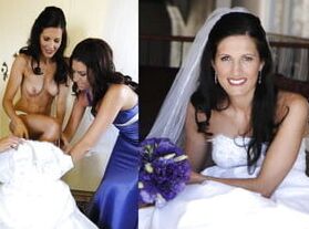Bride sluts on and off