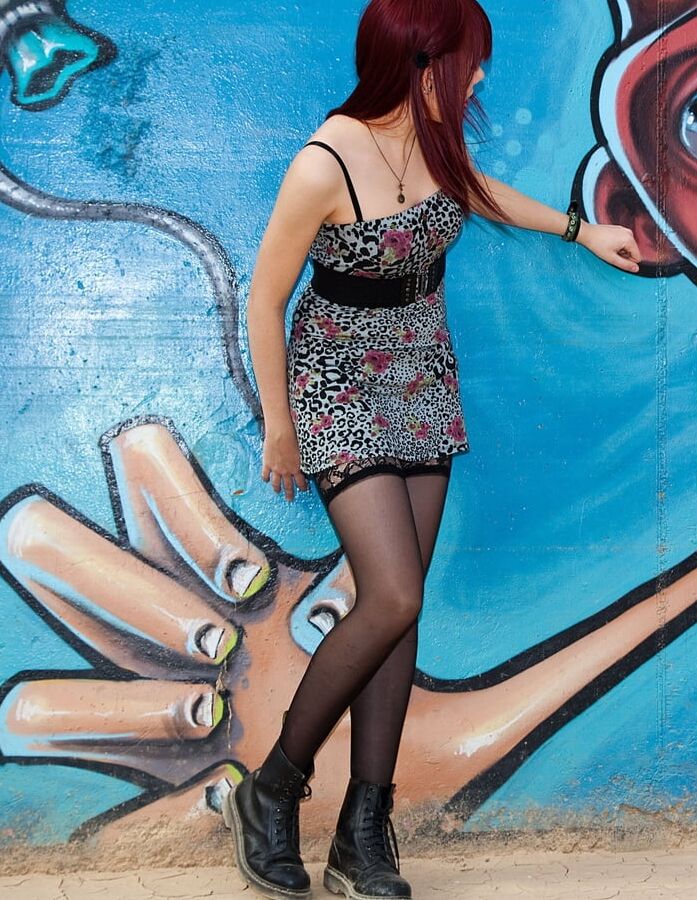 German Wannabe Model in Stockings
