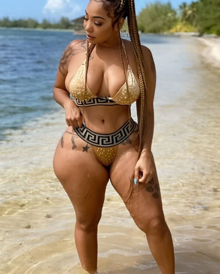 Black Women in bikinis