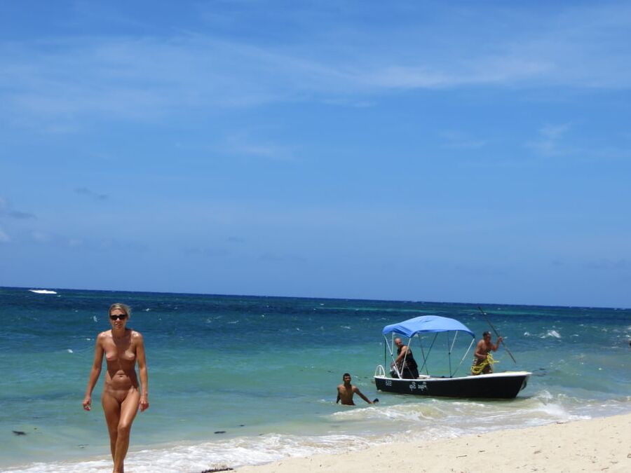 Milf beach walk