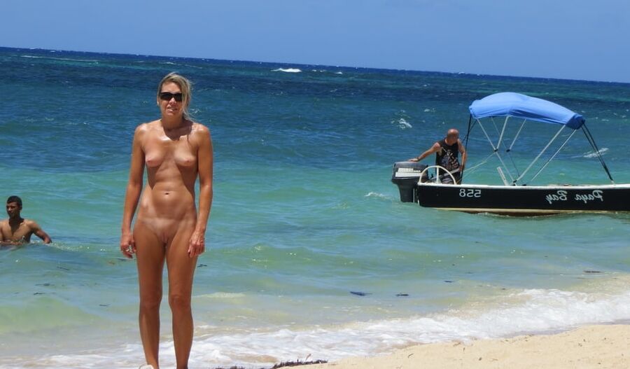 Milf beach walk