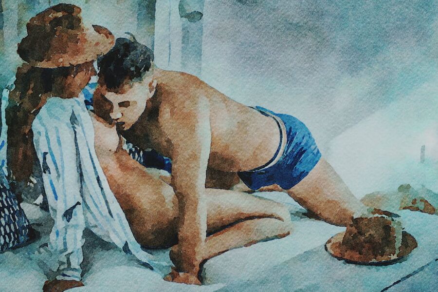 Digital Erotic Watercolor
