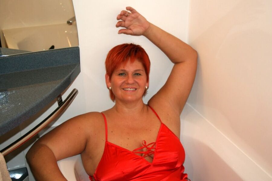 Posing in red Part ...