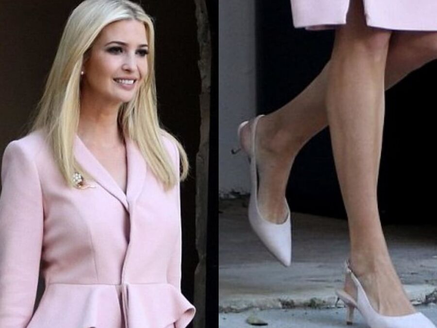 ivanka trump sexy feet legs and highheel