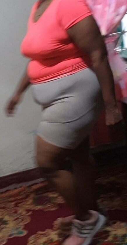 My mom exercising