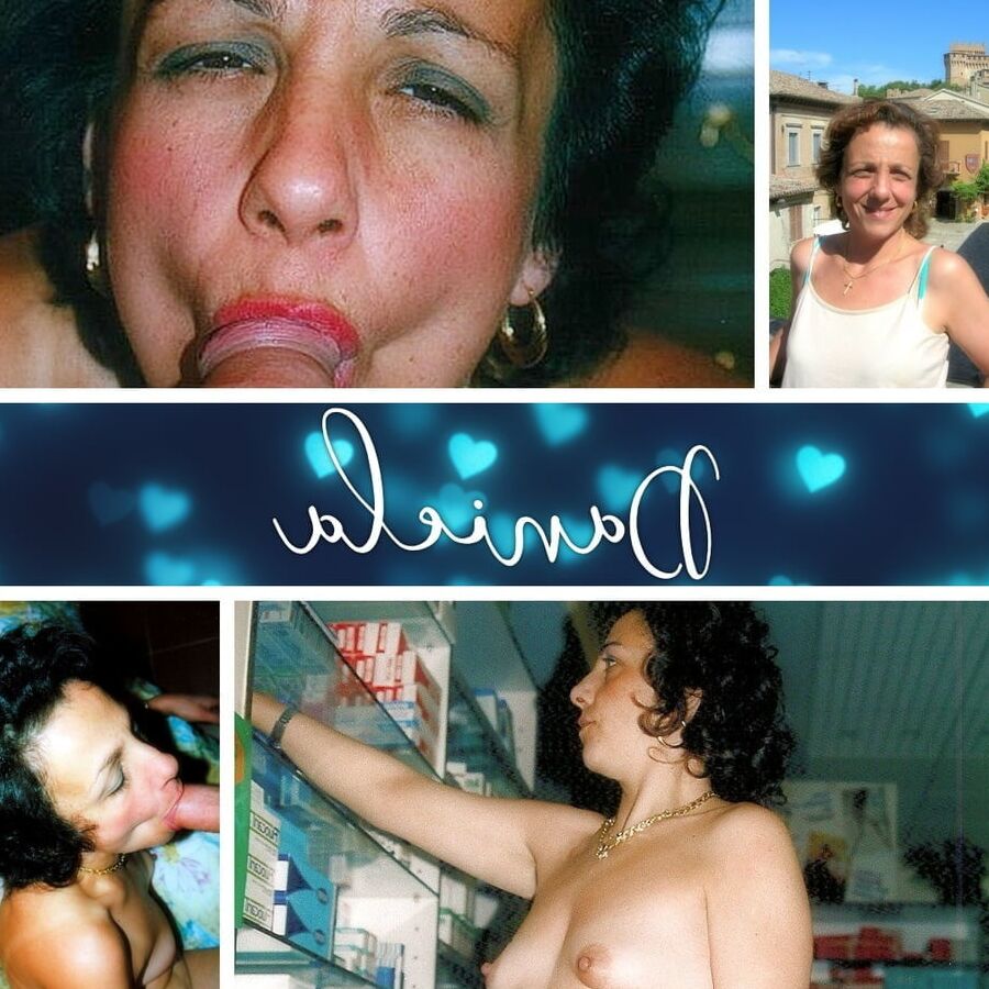Italian fuckhead Daniela sucks every cock