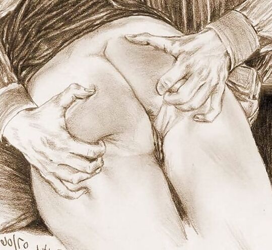 B&amp;W erotic BDSM art