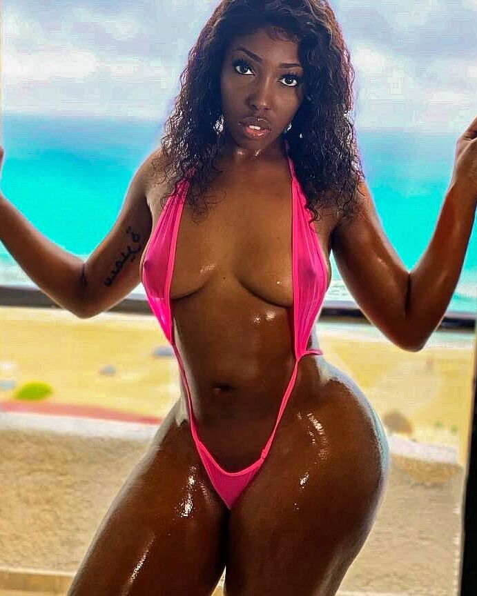 Black Women in bikinis