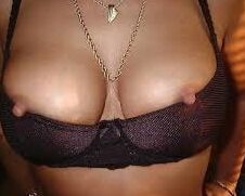 Bras on tits out
