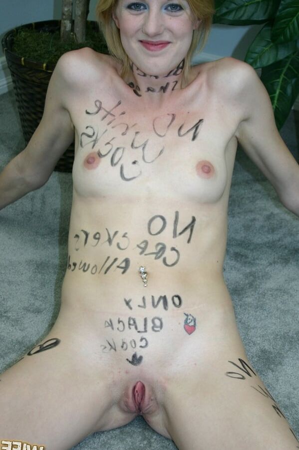 Body writing interracial cuckold