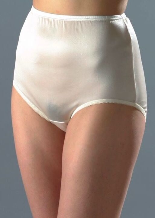 Plus size satin panties
